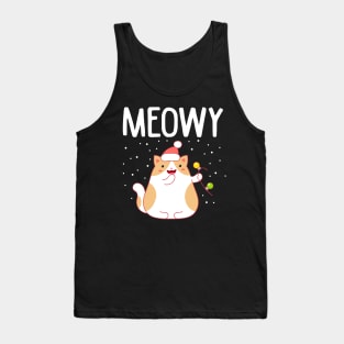 Meowy Christmas Matching Sweaters. Part 1. Tank Top